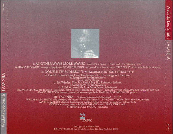 Wadada Leo Smith : Tao-Njia (CD, Album)