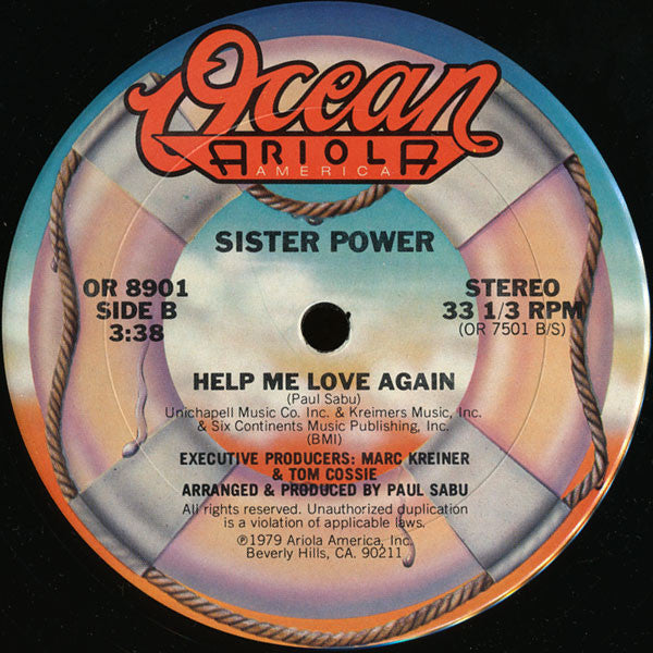 Sister Power : Gimme Back My Love Affair (12")