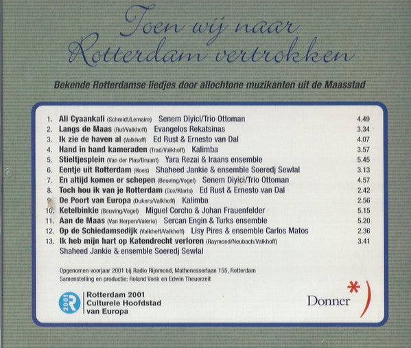 Various : Toen Wij Naar Rotterdam Vertrokken (CD, Album)
