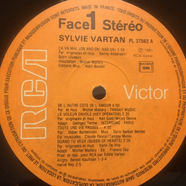 Sylvie Vartan : Sylvie Vartan (LP)