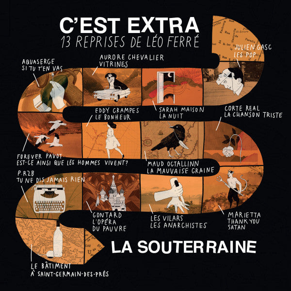 Various : La Souterraine C'est Extra 13 Reprises De Léo Ferré (LP, Comp)