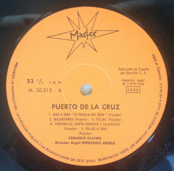 Various : Puerto De La Cruz (LP)
