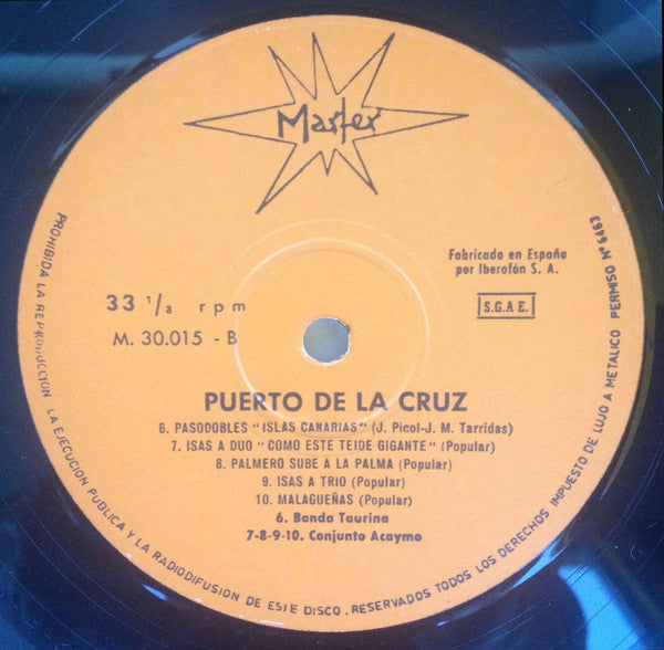 Various : Puerto De La Cruz (LP)
