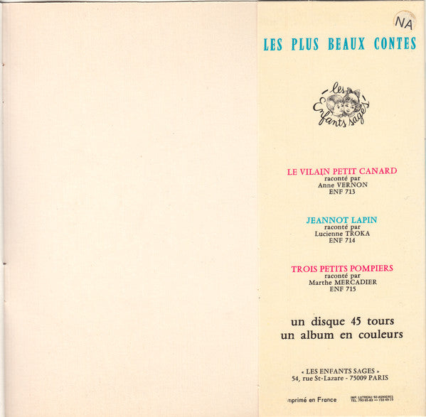 Jean Debucourt : La Barbe-Bleue (7", MiniAlbum)