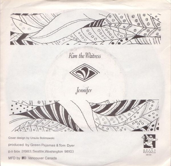The Green Pajamas : Kim The Waitress (7", Single)