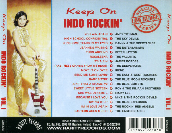 Various : Keep On Indo Rockin' - Vol.1 (CD, Comp, Smplr)