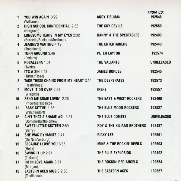 Various : Keep On Indo Rockin' - Vol.1 (CD, Comp, Smplr)