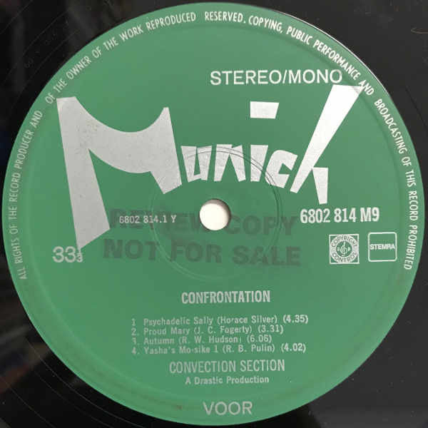 Convection Section : Confrontation (LP, Album)