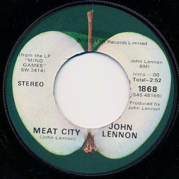 John Lennon : Mind Games (7", Single, Jac)
