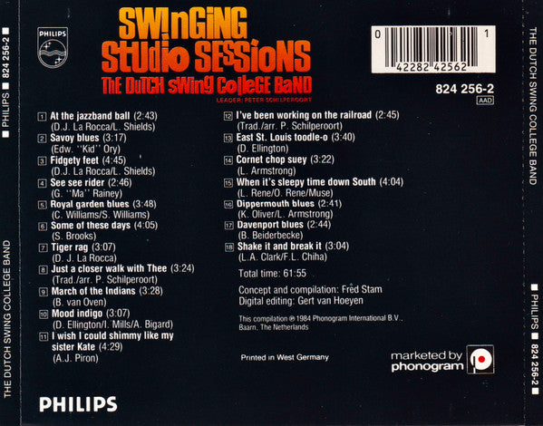 The Dutch Swing College Band : Swinging Studio Sessions (CD, Comp)