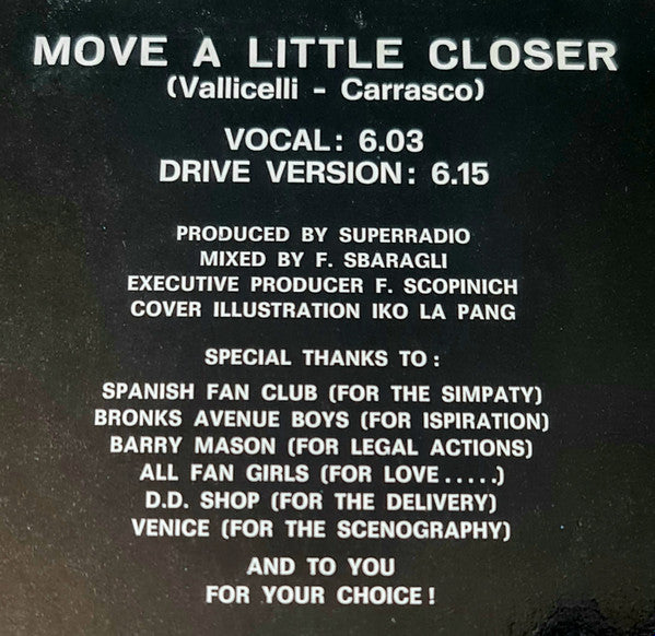 Camaro's Gang : Move A Little Closer (12")