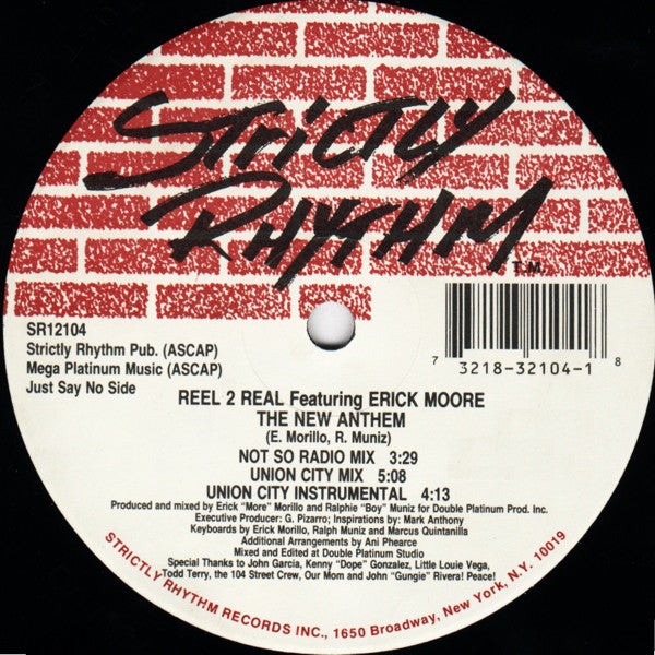 Reel 2 Real Featuring Erick Moore* : The New Anthem (12")