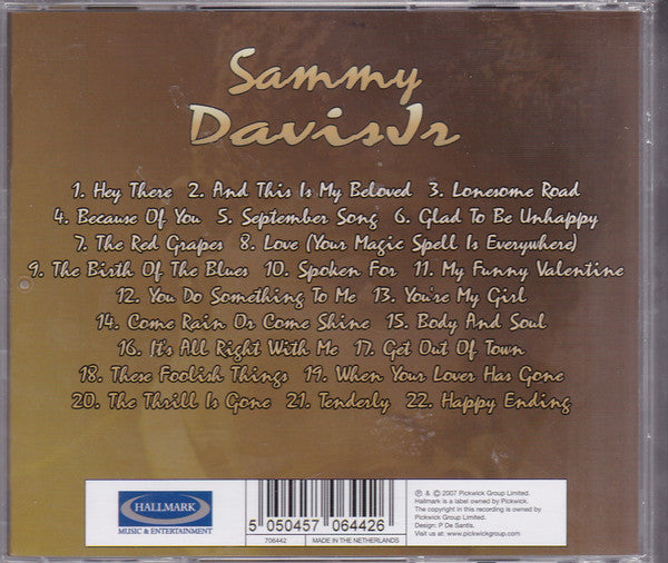 Sammy Davis Jr. : Starring Sammy Davis Jr / Just For Lovers (CD, Comp)