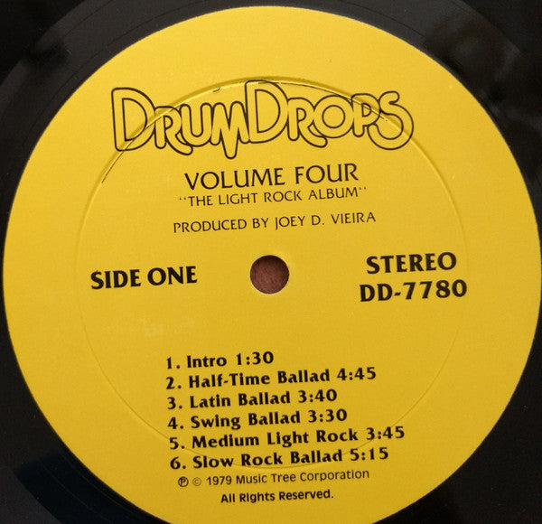 Joey D. Vieira : DrumDrops Volume Four ("The Light Rock Album") (LP, Album)