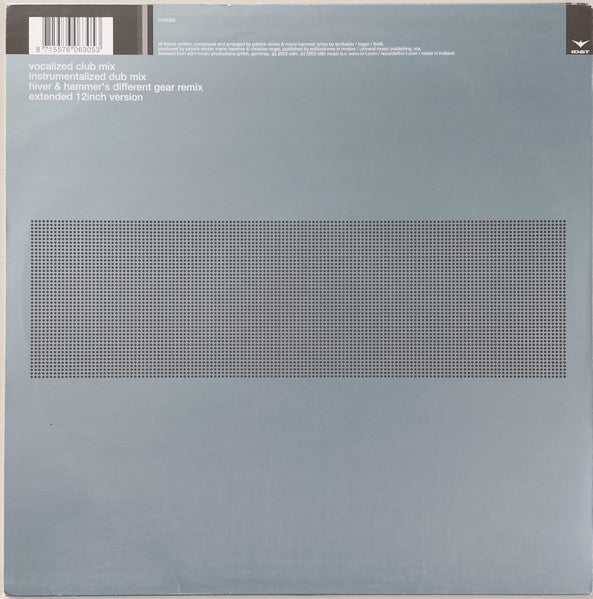 Hiver & Hammer feat. Javah : 5 Million Miles (12")