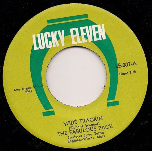 The Fabulous Pack : Wide Trackin' (7", Single)