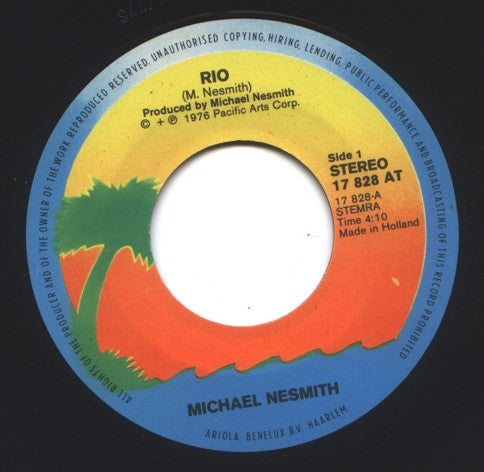 Michael Nesmith : Rio (7", Single)