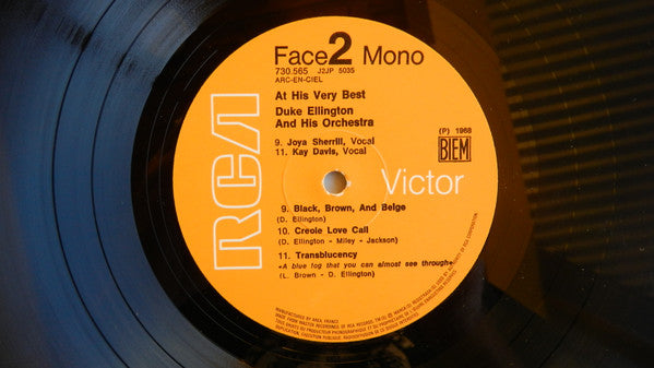 Duke Ellington And His Orchestra : At His Very Best (LP, Comp, Mono, Ora)