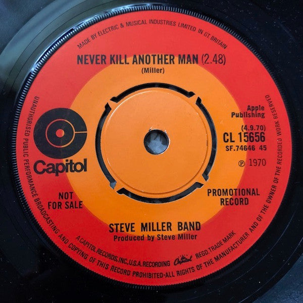 Steve Miller Band : Going To The Country (7", Single, Promo)
