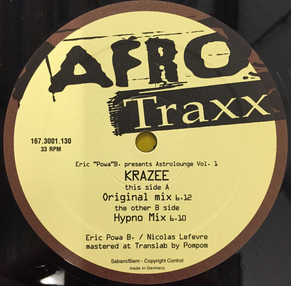 Eric "Powa" B : Astrolounge Vol. 1 (12")