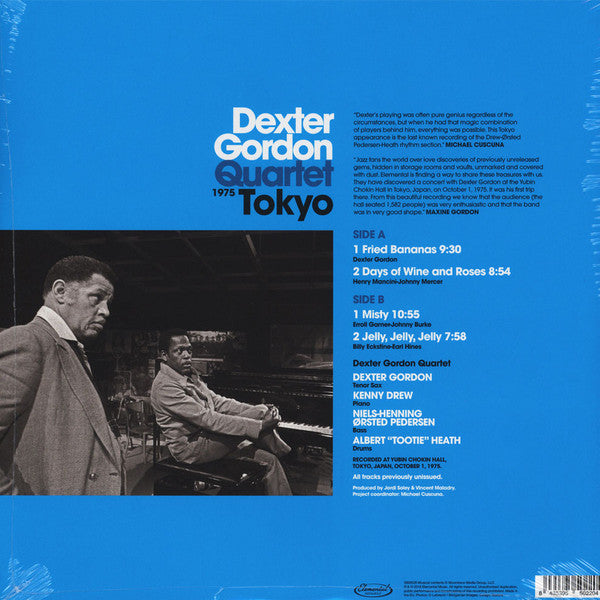 Dexter Gordon Quartet : Tokyo 1975 (LP, Album, 180)