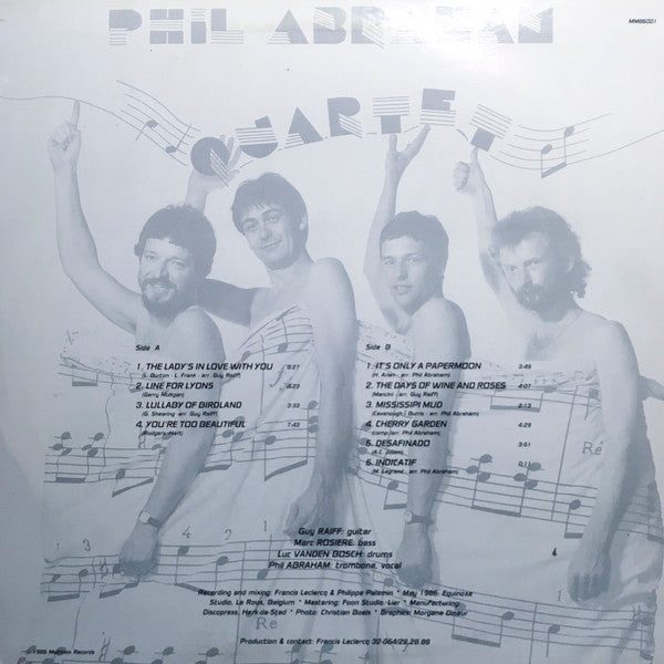 Phil Abraham Quartet : Phil Abraham Quartet (LP, Album)