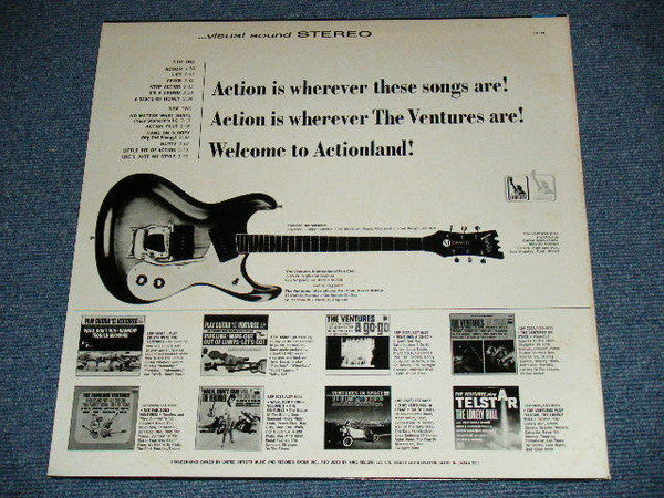 The Ventures : Where The Action Is (LP, Album, RE)