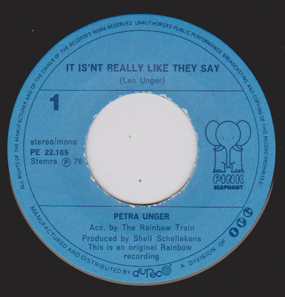 Petra Unger : It Isn't Really Like They Say / Country-Call (7", Single)