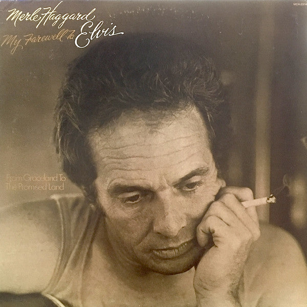 Merle Haggard : My Farewell To Elvis (LP, Album, Pin)