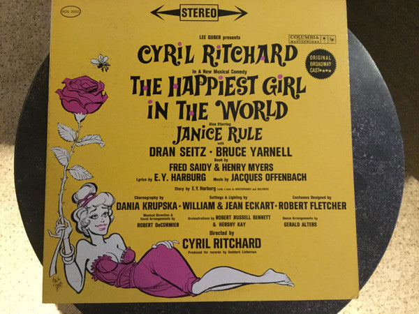 Cyril Ritchard, Janice Rule With Dran Seitz & Bruce Yarnell : The Happiest Girl In The World (LP, Album)