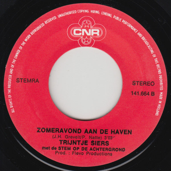 Trijntje Siers : Vele Lange Nachten (7", Single)