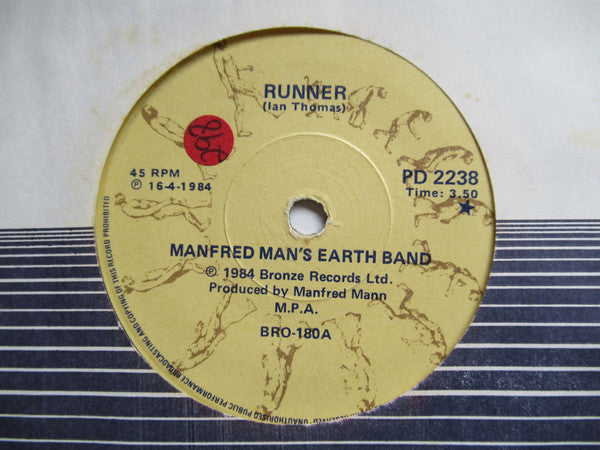 Manfred Mann's Earth Band : Runner (7", Single)
