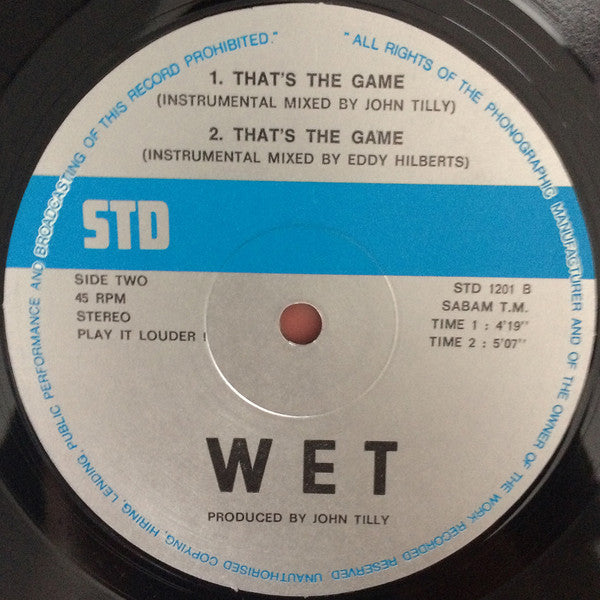 Wet : That's The Game (12", San)