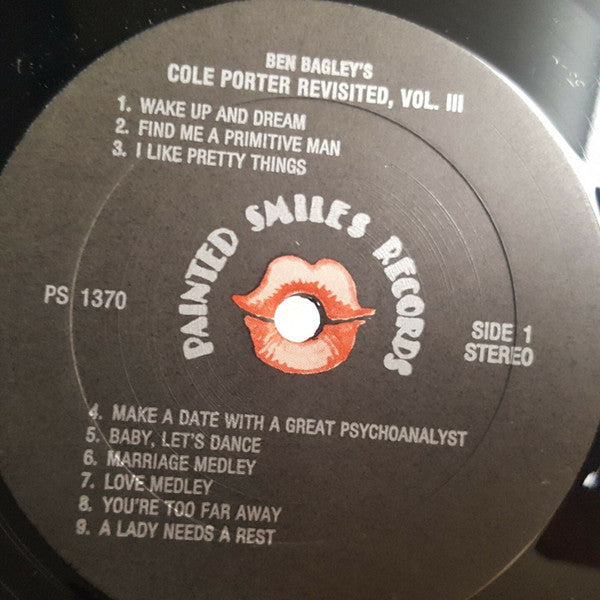 Ben Bagley, Georgia Engel, Helen Gallagher, Dolores Gray, Lynn Redgrave, Arthur Siegel, Elaine Stritch : Ben Bagley's Cole Porter Vol. III (LP)