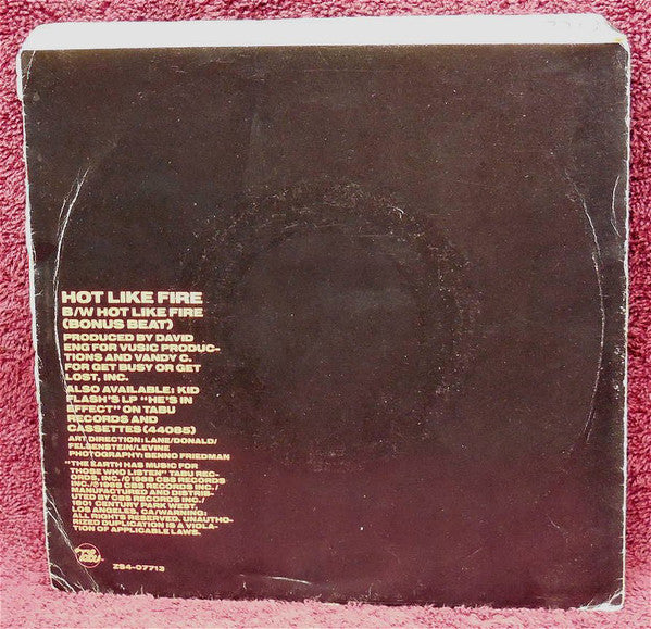 Kid Flash : Hot Like Fire (7", Single)