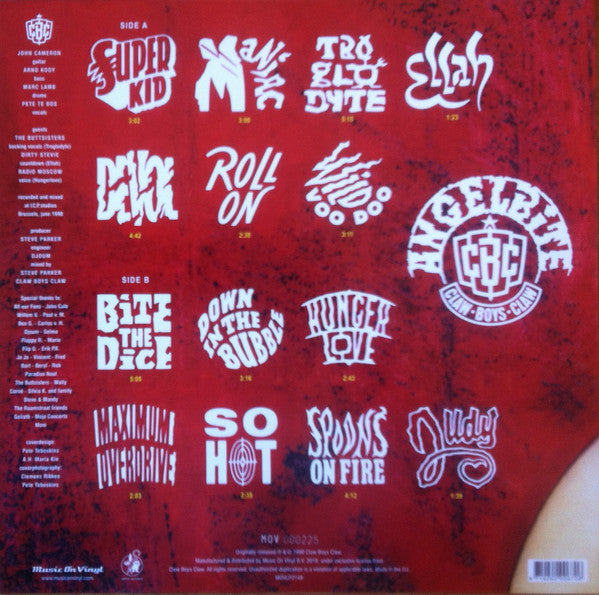 Claw Boys Claw : Angelbite (LP, Album, Ltd, Num, RE, Red)