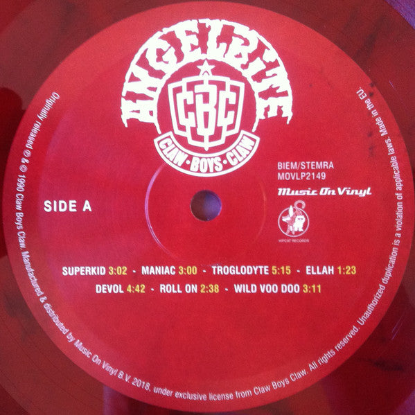 Claw Boys Claw : Angelbite (LP, Album, Ltd, Num, RE, Red)