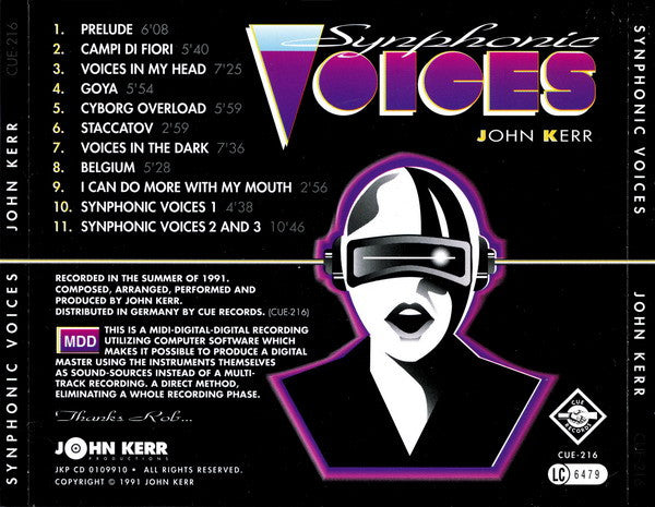 John Kerr : Synphonic Voices (CD, Album)