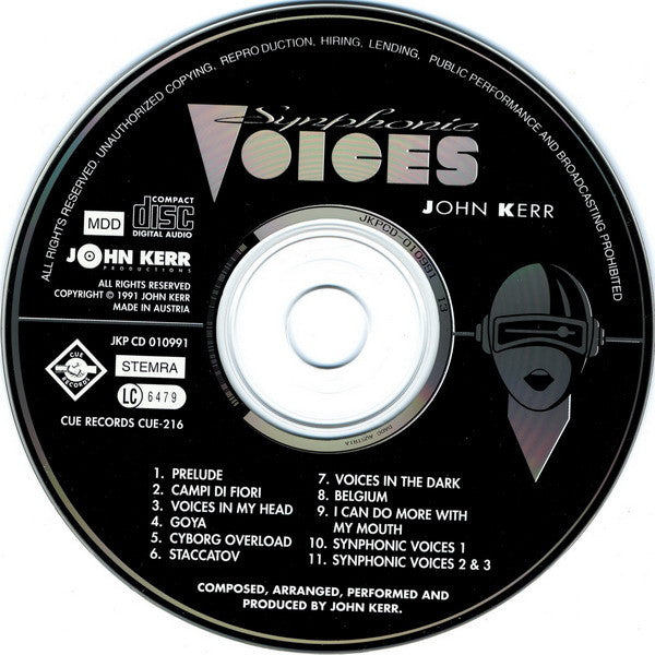 John Kerr : Synphonic Voices (CD, Album)