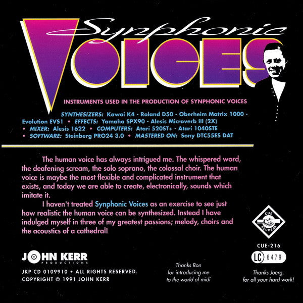 John Kerr : Synphonic Voices (CD, Album)