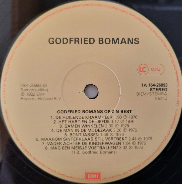 Godfried Bomans : Op Z'n Best (2xLP, Comp)