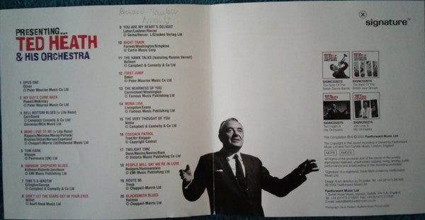 Ted Heath And His Orchestra : Presenting... Ted Heath & His Orchestra (CD, Comp)