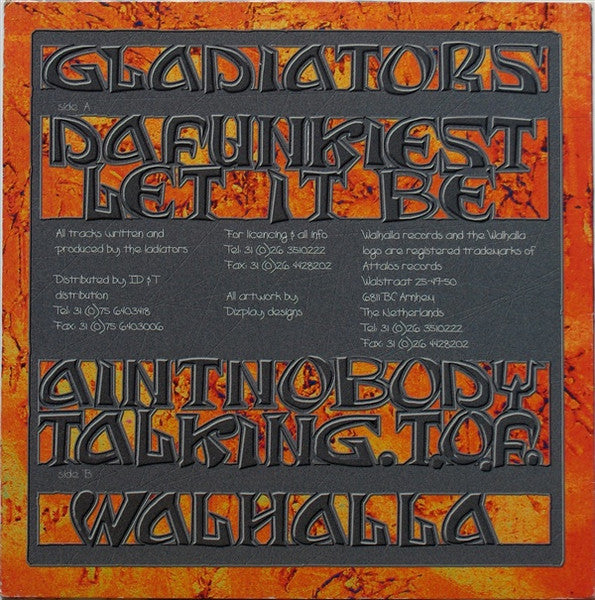 Gladiators : Da Funkiest (12")