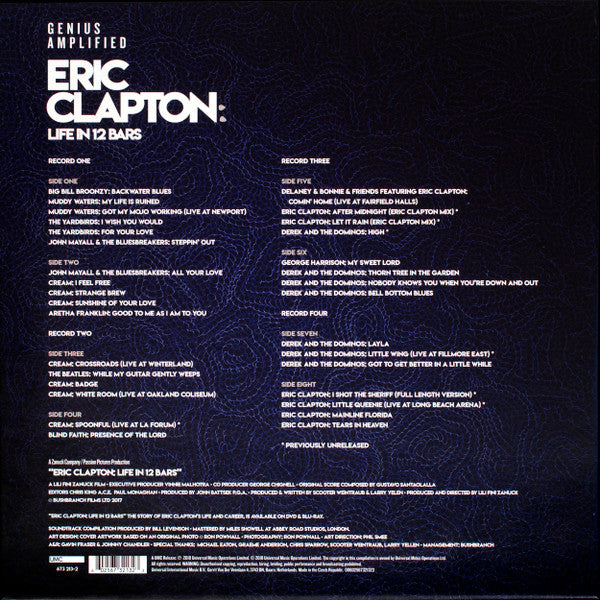Eric Clapton : Life In 12 Bars (4xLP, Comp, RM + Box)