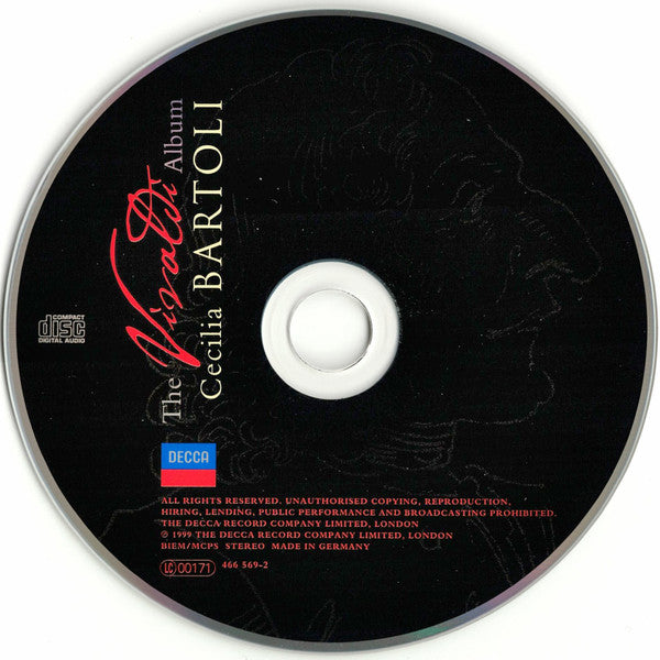 Vivaldi* - Cecilia Bartoli, Il Giardino Armonico : The Vivaldi Album (CD, Album, RP, Dig)