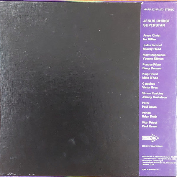 Various : Jesus Christ Superstar (2xLP, Album, RP + Box, Boo)