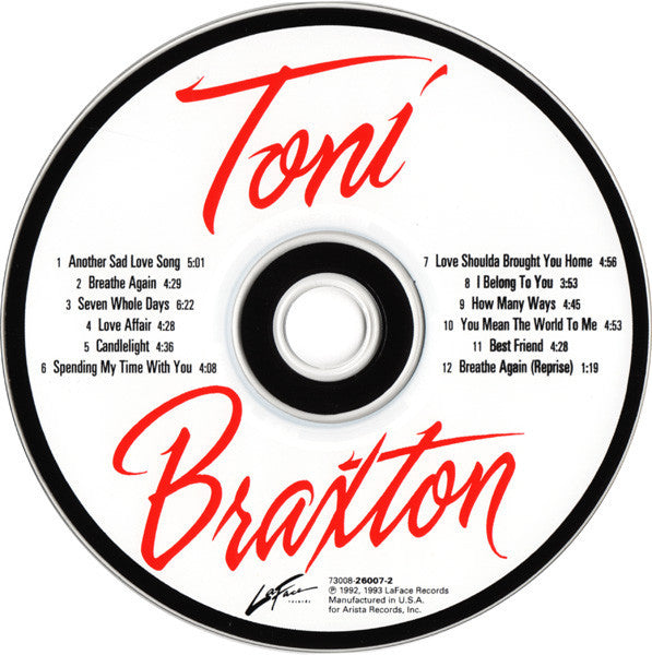 Toni Braxton : Toni Braxton (CD, Album, RE)