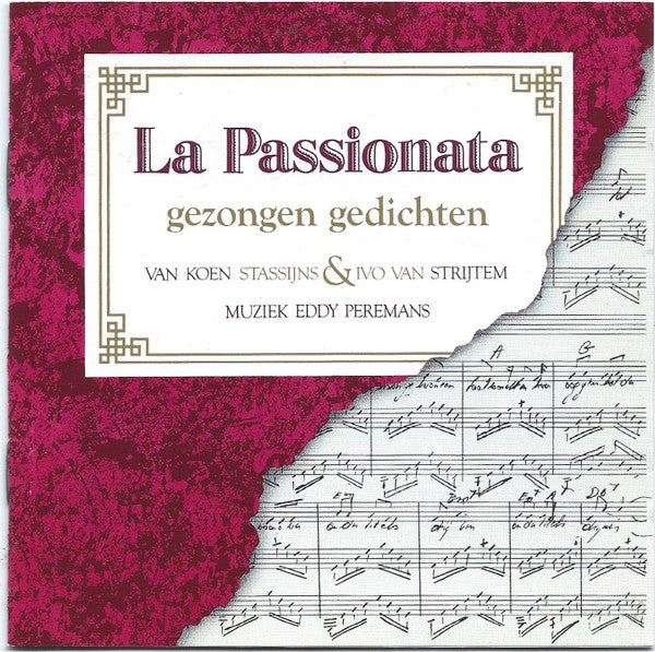 Wanda Joosten, William Souffreau En Alain Reubens : La Passionata: Gezongen Gedichten (CD, Album)