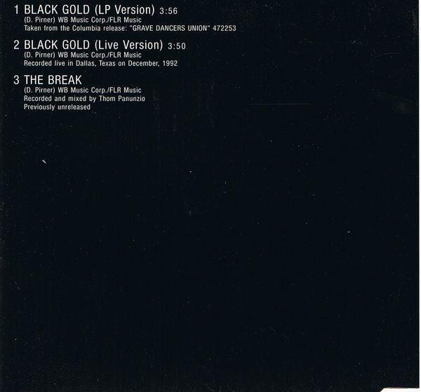 Soul Asylum (2) : Black Gold (CD, Single)