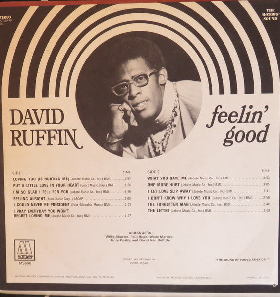 David Ruffin : Feelin' Good (LP, Album)